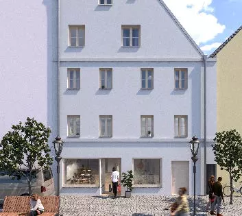 Rosengasse, Straubing (Unverb. Illustration)